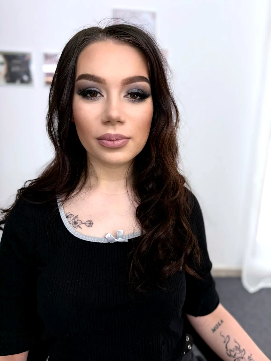 Вечерний макияж, выполненный в Inga Make-up Studio